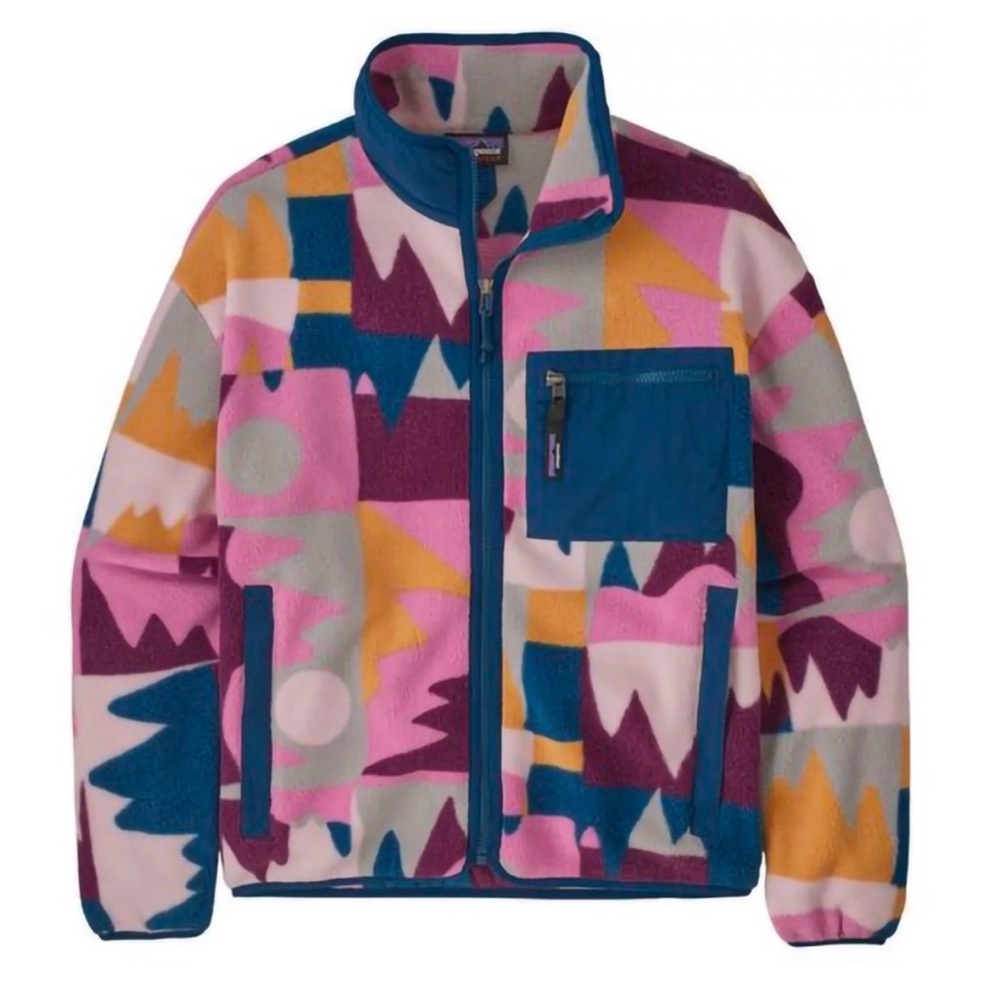 Patagonia Colorful Geometric Fleece Jacket